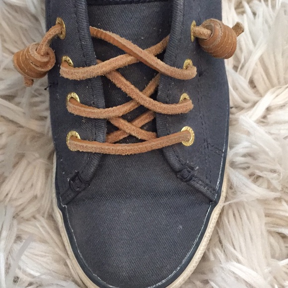 Navy Blue Sperrys - Picture 3 of 4